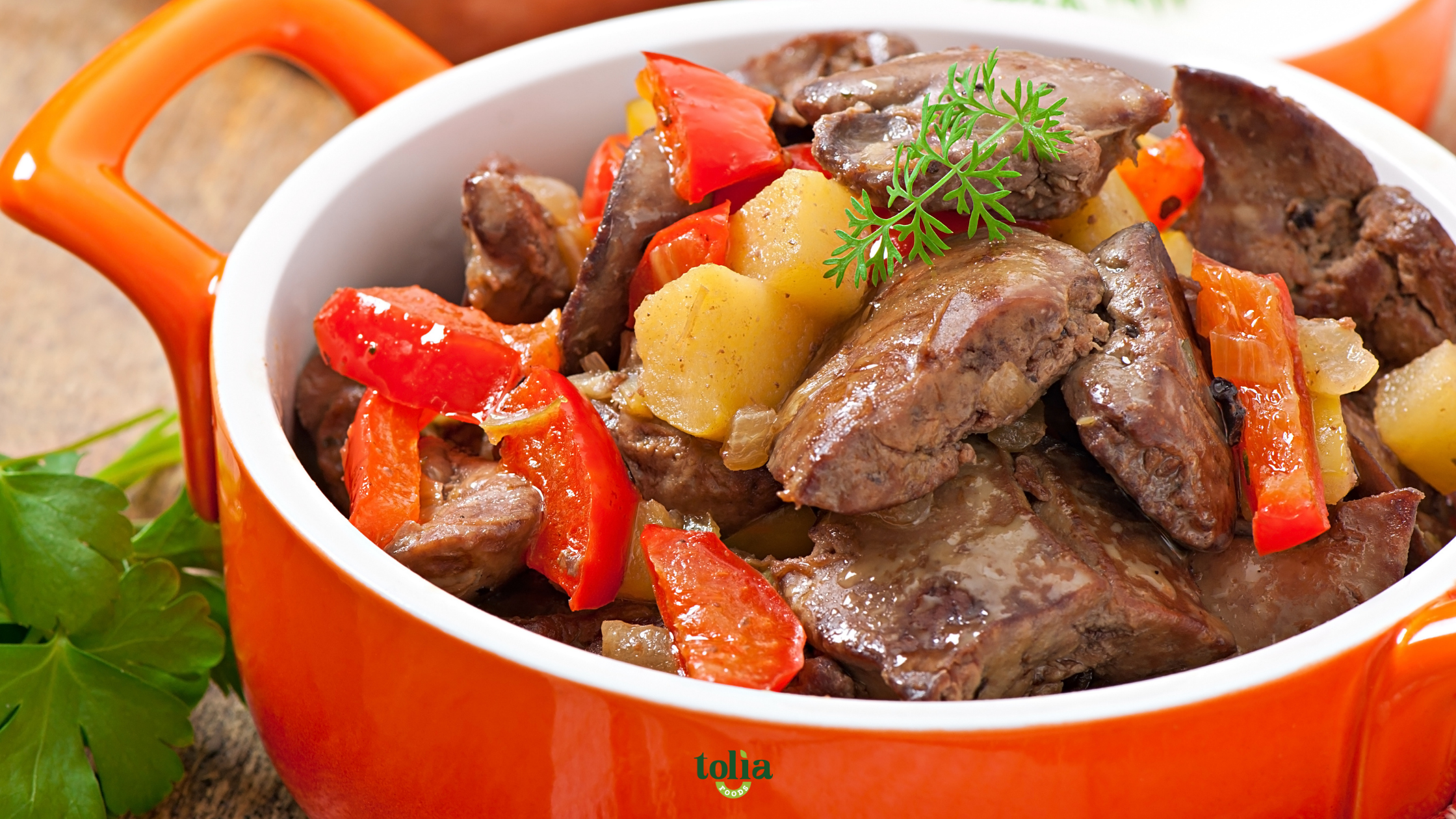Lauralie’s chicken livers stir fry